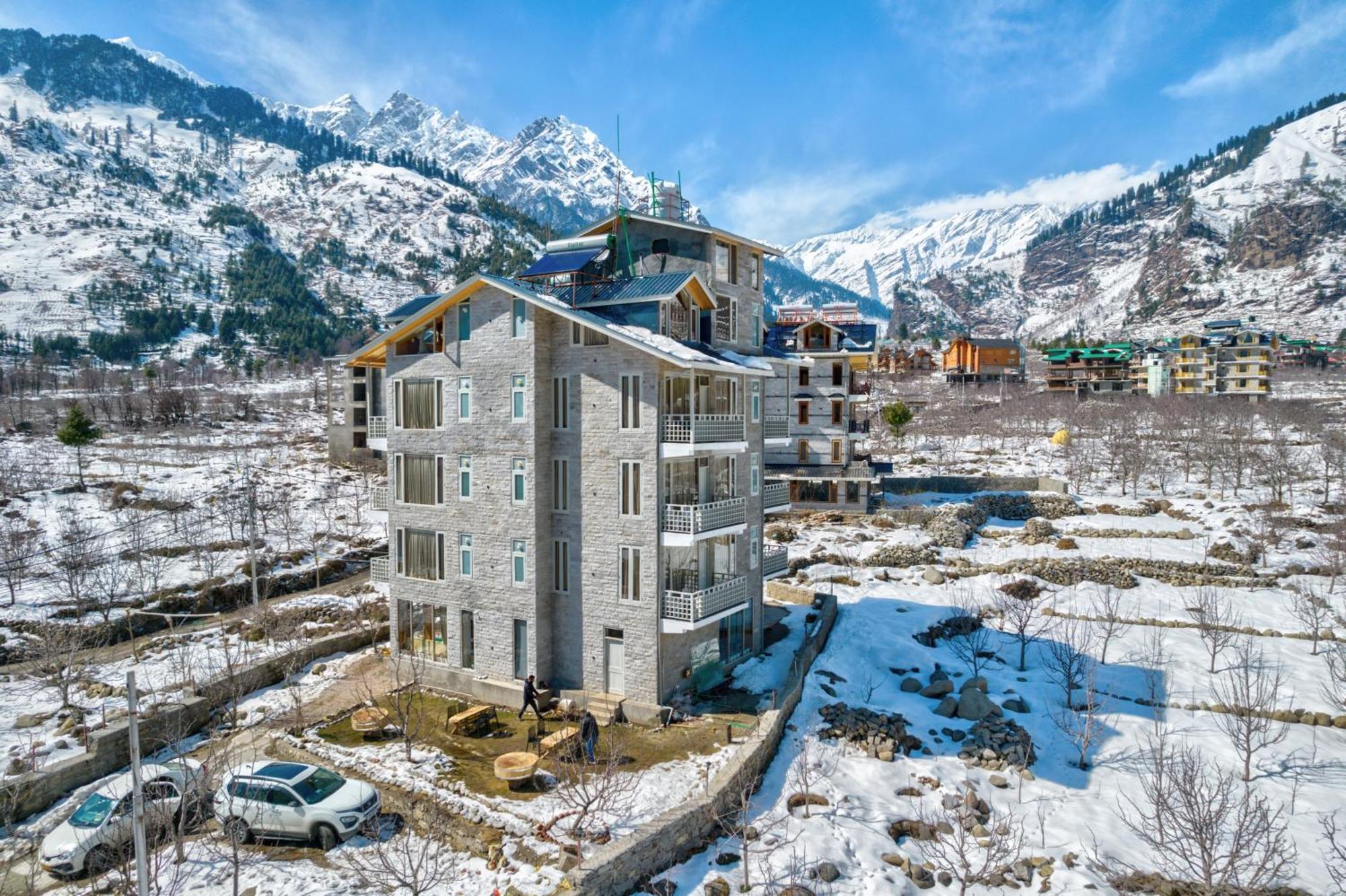La Aero Resort Home In Snow Mountains Manāli Exterior foto