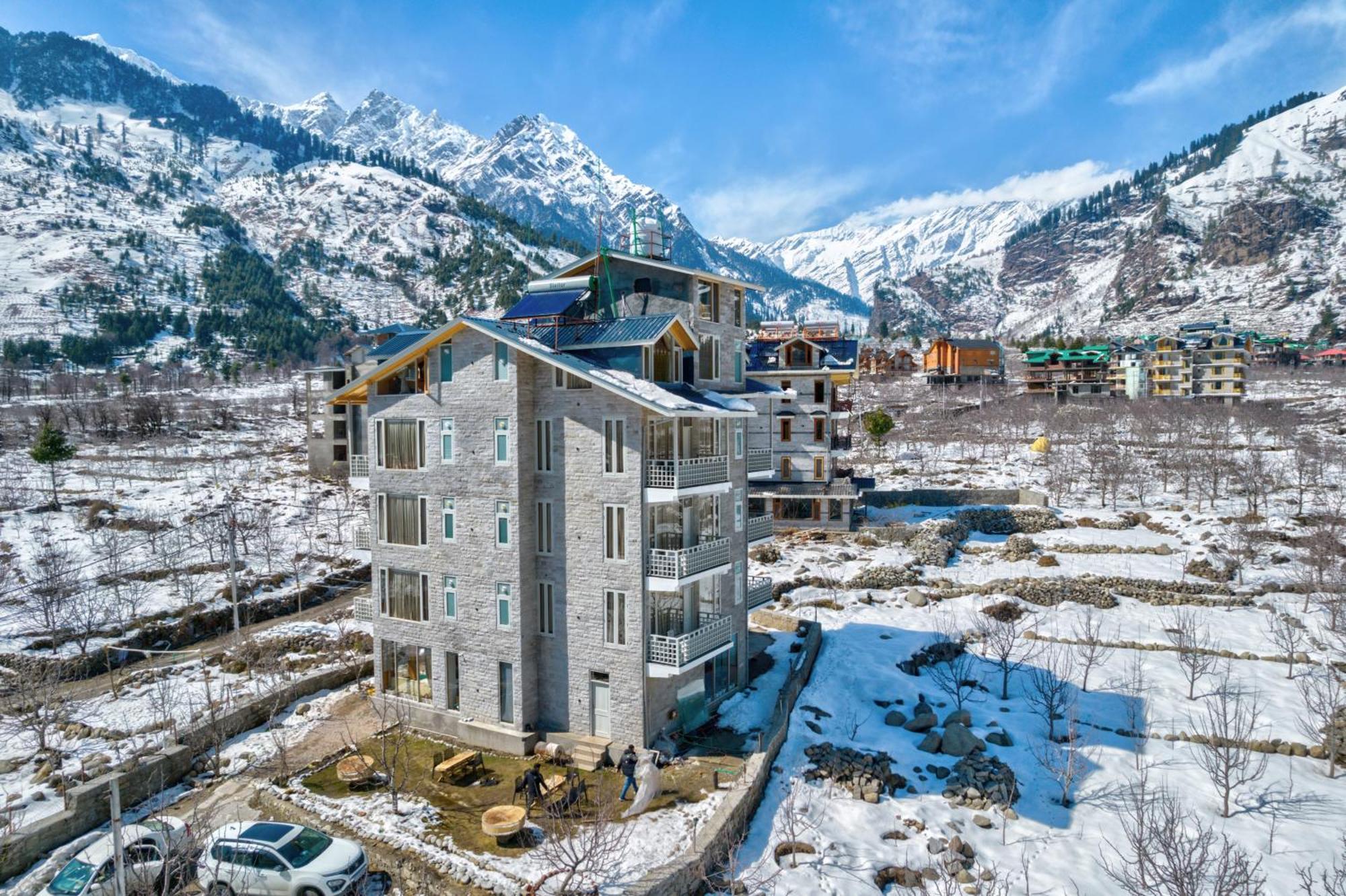 La Aero Resort Home In Snow Mountains Manāli Exterior foto
